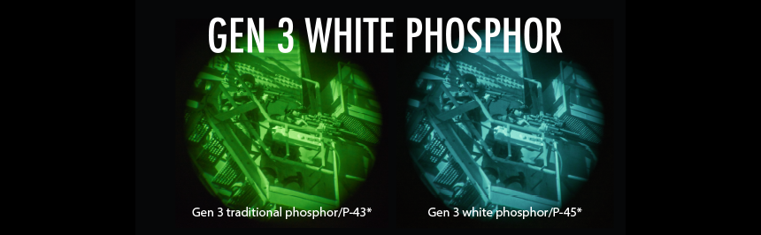 White Phosphor Night Vision Goggles