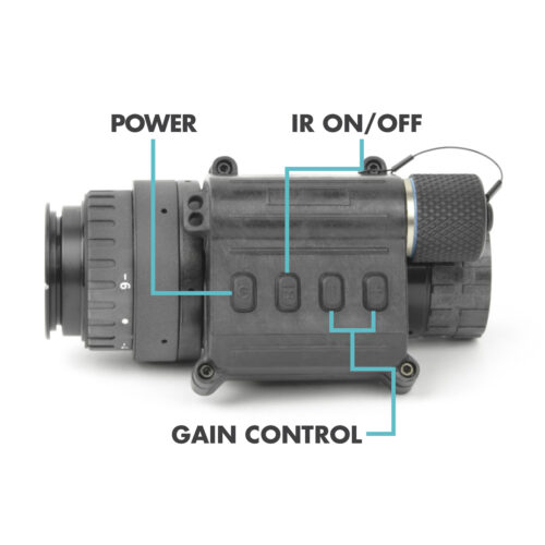 PVS-14-D Digital Night Vision Monocular Button View